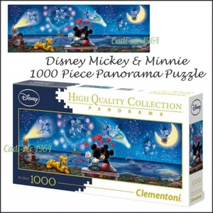 Disney Clementoni Mickey & Minnie 1000 Piece Panorama Puzzle NEW - Picture 1 of 12