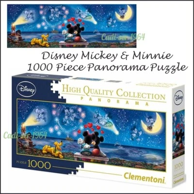 Disney Clementoni Mickey & Minnie 1000 Piece Panorama Puzzle NEW - Image 1 of 4