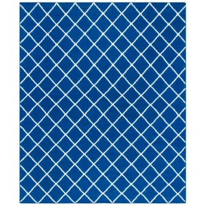 SAFAVIEH Dhurries DHU565A Handwoven Dark Blue Rug - Picture 1 of 10
