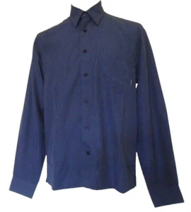 Men's Long Sleeve Shirt Navy Check Sizes: L, XL Teddy Smith - Picture 1 of 6
