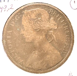 Great Britain 1874 penny KM 749.2 F+ (1) - Picture 1 of 2