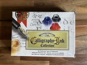 Winsor & Newton Calligraphy Ink Collection Set Vintage - Picture 1 of 4