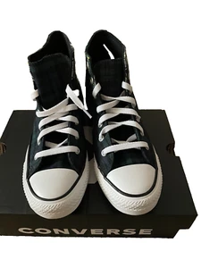 Boys's Converse Dragon Scale Plaid Sneakers/Shoes Size 7 Youth NIB - Picture 1 of 4
