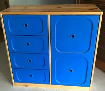 Drawers Wardrobe Unit Timber Blue Doors • 88$