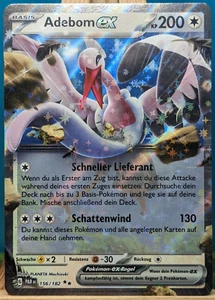 POKEMON - Paradoxrift - Adebom EX - 156/182 - deutsch - Bild 1 von 1