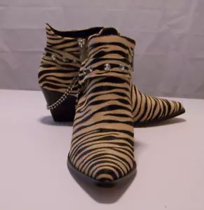 Jessica Simpson Gold Zebra Bootie Size 11M - Picture 1 of 5