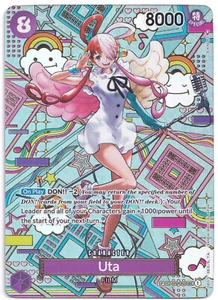 One Piece Uta OP02-120 SEC 2023 English OP05 Alt Art Awakening Of New Era - Picture 1 of 2
