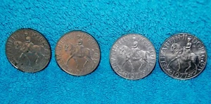 4 X 1977 Silver Jubilee Commemorative Crown Coins - Picture 1 of 10