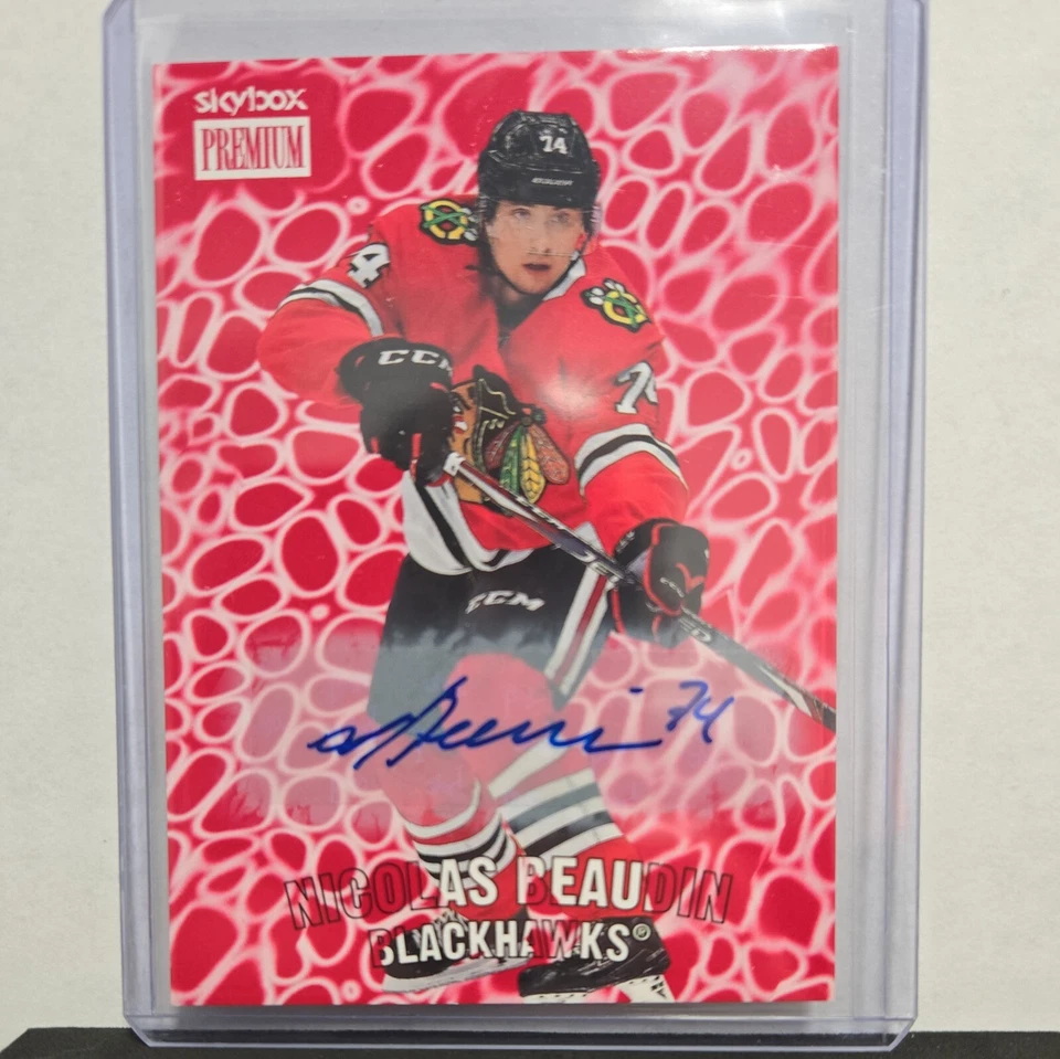 2020-21 Skybox Metal Universe - Premium Prospects Autographs Nicolas Beaudin - Image 1 of 2