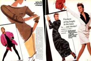 1985 Bill King Mats Gustafsson Isabelle Townsend 8-seitige MAGAZIN REDAKTIONELL - Bild 1 von 4
