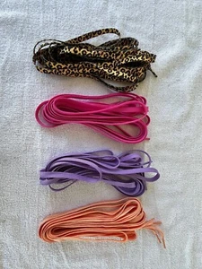 MOXI PREMIUM ROLLERSKATE LACES BEACH BUNNY ASSORTED COLORS 118" LENGTH - Picture 1 of 13
