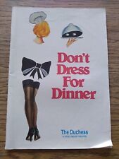 Don't Dress For Dinner The Duchess Theatre Royce Mills ,   Programme 