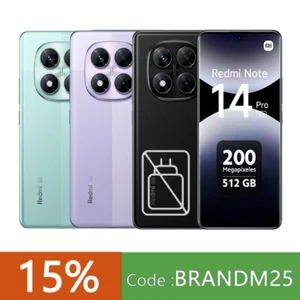 Xiaomi Redmi Note 14 Pro 5G Smartphone 8GB+256GB 200MP NFC 120Hz 5110mAh Globale - Foto 1 di 13