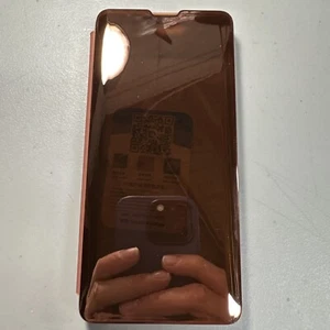 Funda inteligente con soporte abatible con espejo para Samsung Galaxy S10 Plus oro rosa - Imagen 1 de 4