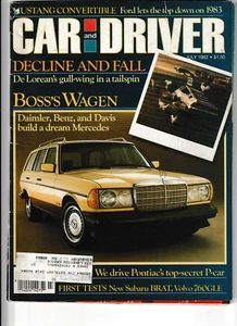 Revista Car and Driver edición de julio de 1982. Boss's Wagen - Imagen 1 de 1