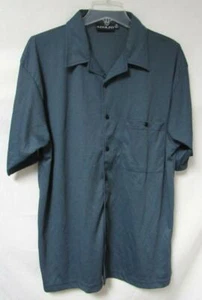 Adolfo Men's Size Medium Casual Short Sleeve Button Down Shirt C1 1952 - Picture 1 of 2