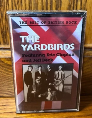 SEALED Best of British Rock The Yardbirds Eric Clapton Jeff Beck Cassette Tape - Image 1 of 2