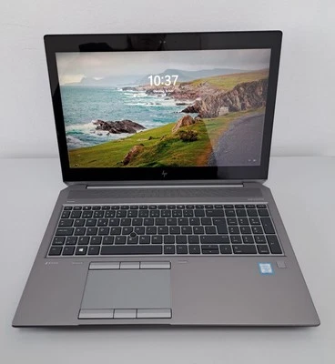 HP ZBook 15 G5 15,6" 512GB SSD NVIDIA P2000 4GB i7-8850H 48GB RAM Vista sicura - Immagine 1 di 4