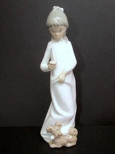 Vintage Zaphir My Playful Puppy Girl Figurine - Picture 1 of 4