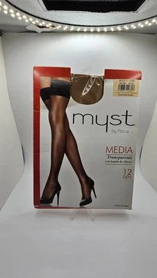 Pantimedias transparentes Myst By Patce hasta el muslo L/XL  Foto 1 de 4