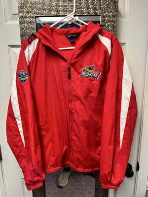 SPORT TEK TOLEDO MUD HENS MENS SZ S FULL ZIP FLEECE LINED HOODED JACKET EUC - Image 1 of 4