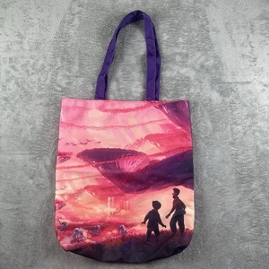 Disney Strange World Tote Bag 2022 Promo Purple Reusable Shopper Movie 16”x14” - Picture 1 of 10