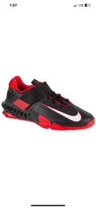 Nike Scarpe Sollevamento Pesi Uomo Taglia 11 Savaleos V02 Nero Rosso Bianco CV5708-002 - Foto 1 di 5