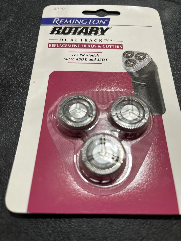 Remington Rotary Dual Track Sp-10 Shaver Replacement Heads and Cutters SP10