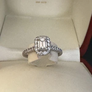 Ring 1,8 ct Damenring Diamant 0,8 ct Platin 92 Brillanten 1 ct Wempe Classics - Bild 1 von 7
