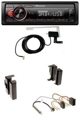 Pioneer 1DIN MP3 DAB USB AUX Autoradio für Audi A4 B5 bis 99 A6 C4 bis 97 A8 D2 - Bild 1 von 4