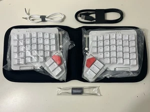 ZSA Moonlander Mark 1 Split Mechanical Keyboard White - Cherry MX Brown Switches - Picture 1 of 10