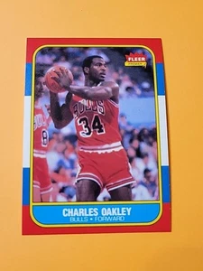 1986-87 Fleer - Charles Oakley #81 (RC) Pack Fresh - Bild 1 von 7