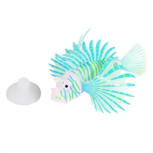 Aquarium Artificial Fish Tank Landscape Decoration Glow Animal Ornaments Blue - Picture 1 of 7