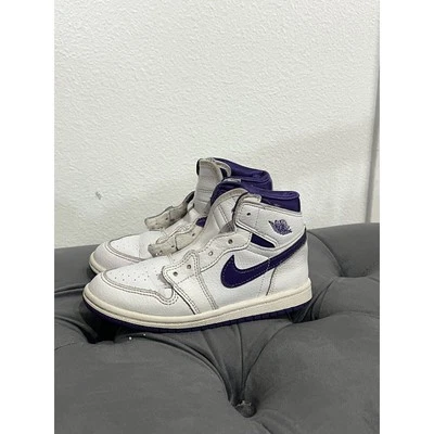 Jordan 1 Retro High Court Purple (2021) (TD) Size 10C CU0450-151 No Laces - Image 1 of 4