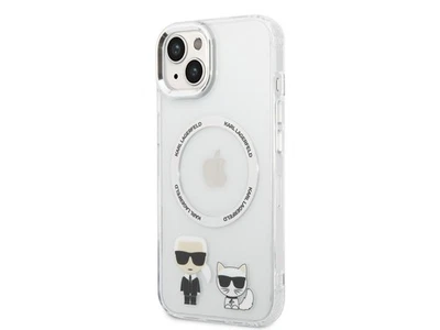 Karl Lagerfeld Coque  pour Apple iPhone 14 Plus TPU Ring Karl & Choupette - Photo 1/3