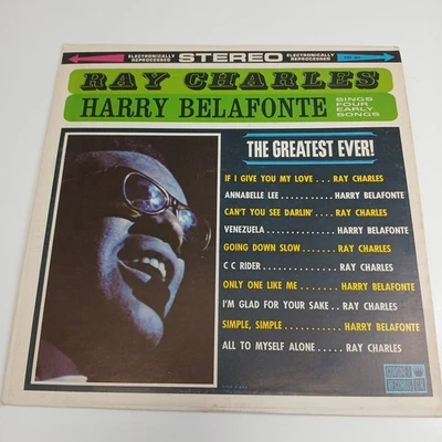 Ray Charles & Harry Belafonte – The Greatest Ever - 1969 - CX-203 Vinyl LP - Image 1 of 4