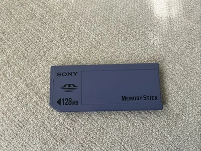 For Sony 128MB Memory Stick Media Flash Card Long MS for Sony Camera Old Model - Image 1 of 2