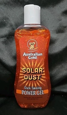 Australian Gold Solar Dust Dark Tanning Gel 8 oz Viral - Free Shipping  - Image 1 of 3