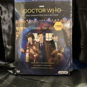 DOCTOR WHO The Animation Collection 2 Disc Set DVD BBC Brand New Sealed - Picture 1 of 3