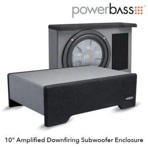 PowerBass PS-ADF110T Single 10" Downfiring Enclosure Powered - Picture 1 of 5
