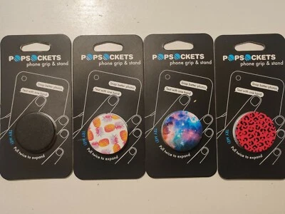 Official Mobile Phone Pop Socket Blue Nebula, Pineapple, Yo Leopard - Image 1 of 4