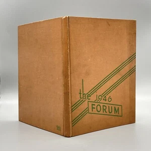 1946 VTG Year Book SENN HIGH SCHOOL Forum CHICAGO ILLINOIS CPS 1940s EDGEWATER - Picture 1 of 7