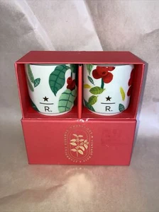 Christmas Starbucks Reserve Vintage 2018 Demi Cups in Red Gift box NWT . - Picture 1 of 13