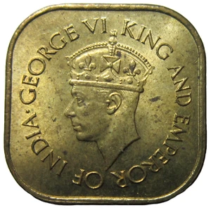 CEYLON. 5 CENTS, 1945. KING GEORGE VI. - Picture 1 of 2