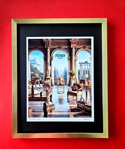 ALEXANDER DULAC FENDI Spirit Hand Signed Authentic Print LtdEd of 10 COA! - Picture 1 of 3