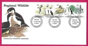 AUSTRALIA ANTARCTIC (AAT) 1983 FDC - REGIONAL WILDLIFE Shs MAWSON - Picture 1 of 2