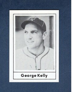 #31 GEORGE KELLY, Dodgers HOF | 1978 Grand Slam card | A Jack Wallin product