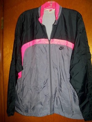 Chaqueta cortavientos Nike de colección de los años 90 cremallera completa para correr entrenamiento fútbol XL Foto 1 de 4