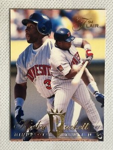 1994 Fleer Flair Kirby Puckett #77 Baseball Card Minnesota Twins HOF