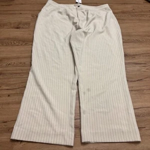 Unique Vintage 1940s Inspired Pinstripe Retro Trousers Pants Sz 3X 20 - Picture 1 of 7
